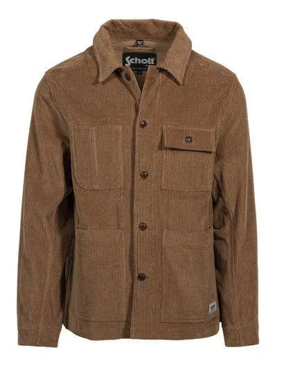 7 Wale Corduroy Chore Jacket - Tobacco