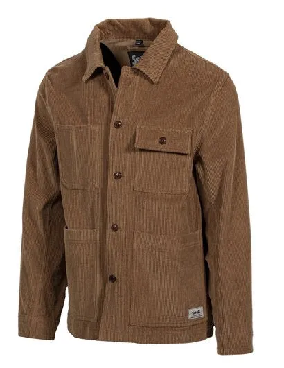 7 Wale Corduroy Chore Jacket - Tobacco