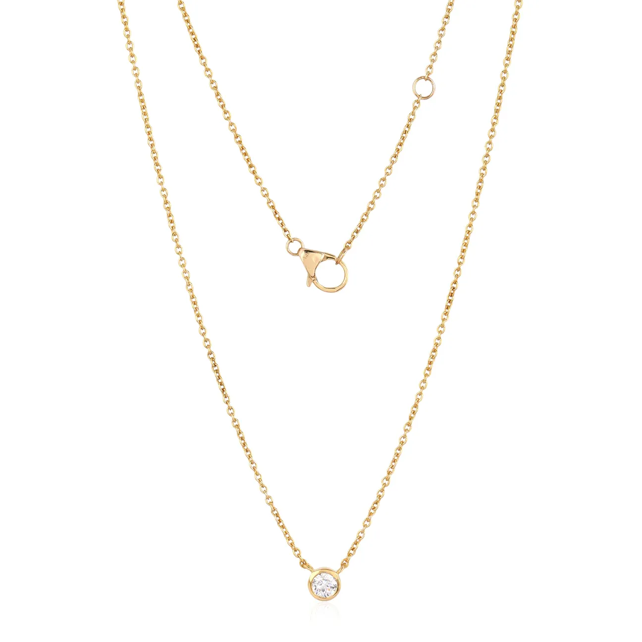 ADDISON Solitaire Diamond Necklace