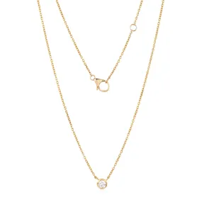 ADDISON Solitaire Diamond Necklace