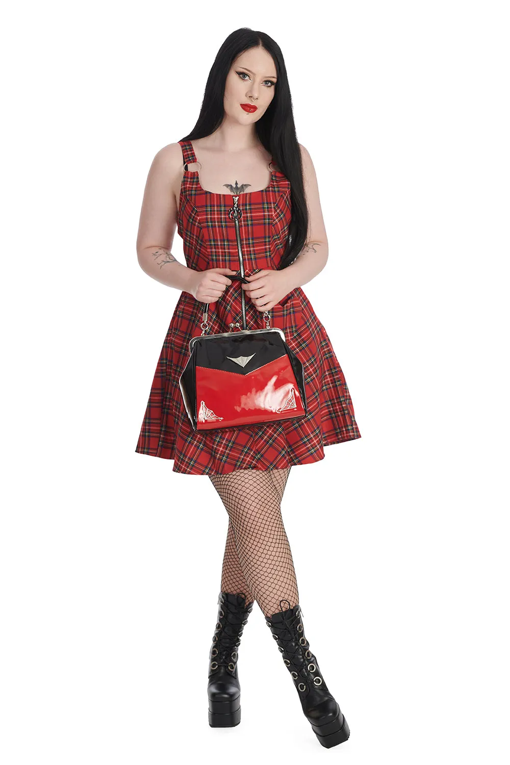 ADDISON TARTAN DRESS