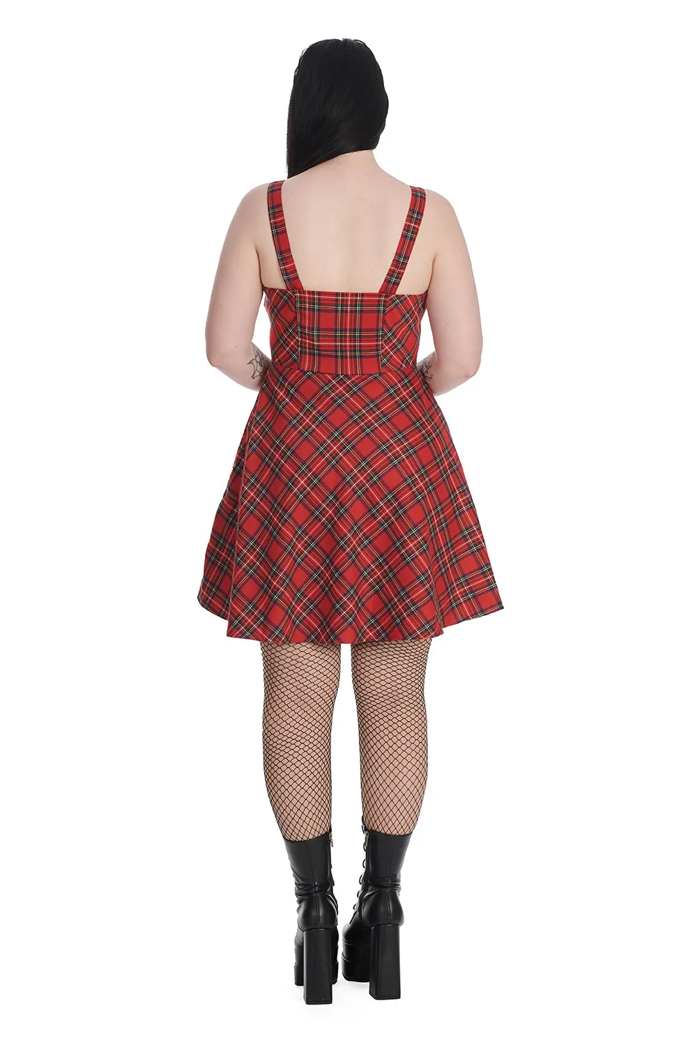 ADDISON TARTAN DRESS