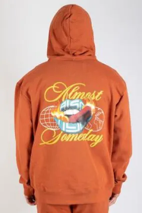 ALMOST SOMEDAY Passion Hoodie (burnt orange)