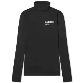 Ambush Front Logo High Neck TopBlack & Tofu