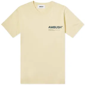 Ambush Workshop Logo T-ShirtYellow