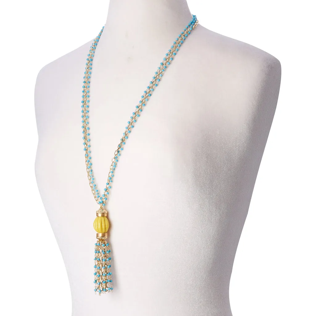 Ashley Turquoise Tassel