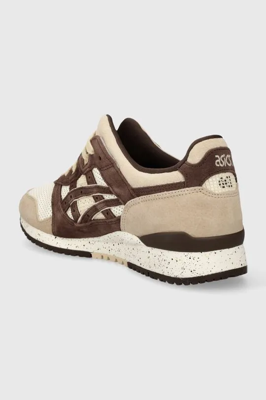 Asics suede sneakers GEL-LYTE III OG brown color 1203A277