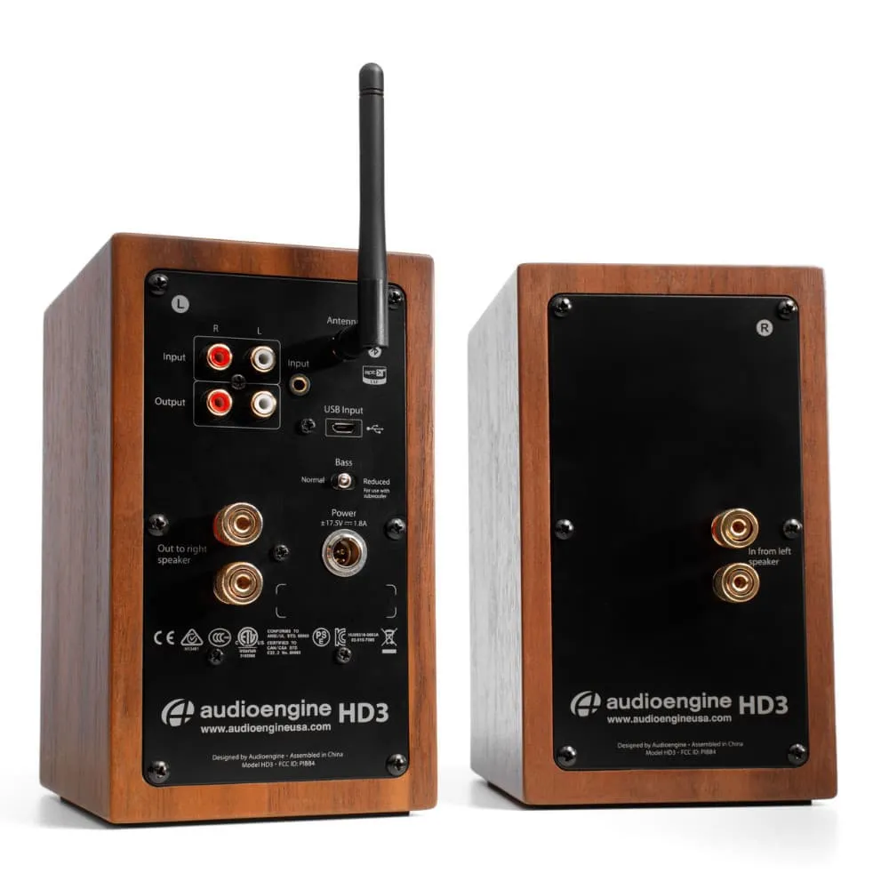 AUDIOENGINE HD3 BLUETOOTH HOME MUSIC SYSTEM - WALNUT