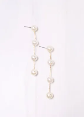 Barton Pearl Drop Earring CREAM