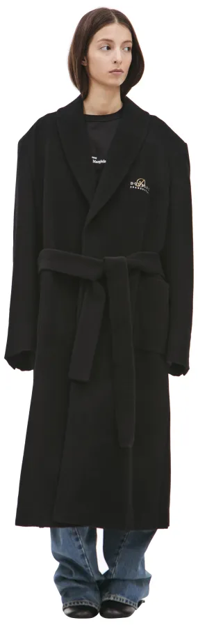 Black wool coat Doublet