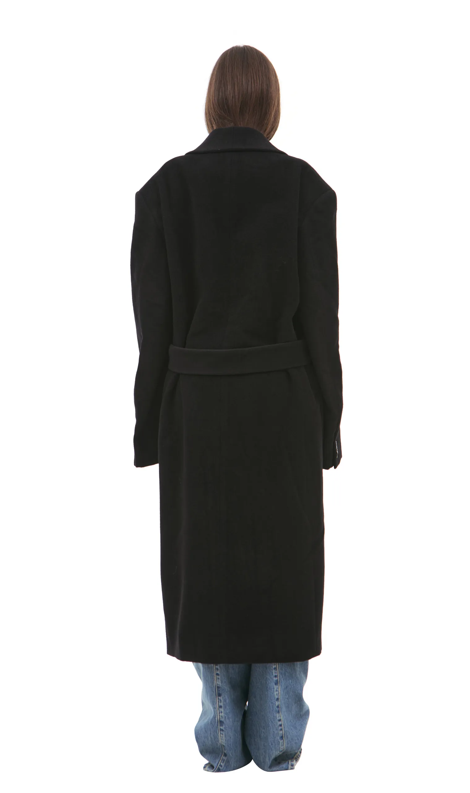 Black wool coat Doublet