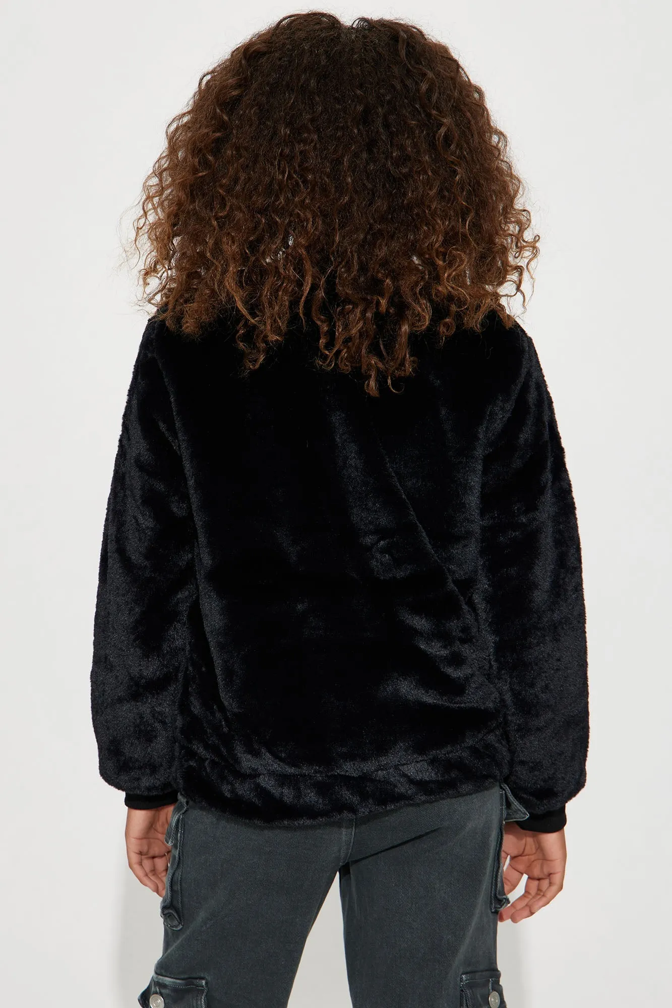 BlackTree Furry Funny Bomber Jacket