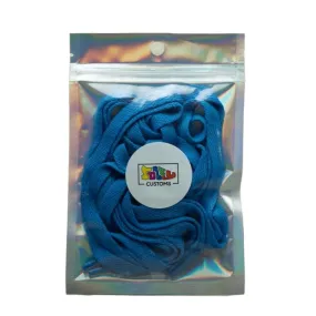 Blue Flat Shoe Laces