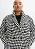 bonprix Houndstooth Coat