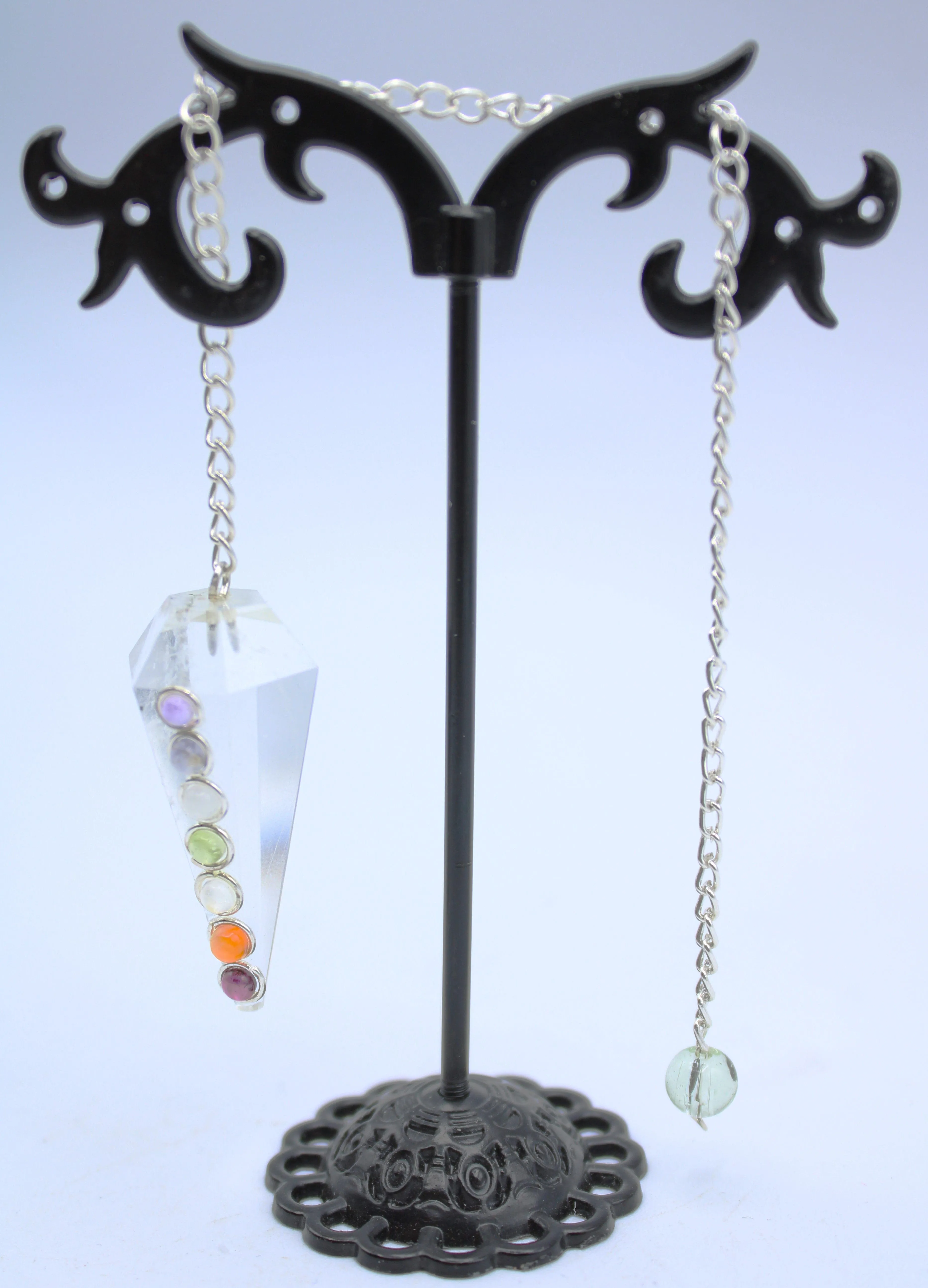 Clear Quartz Chakra Pendulum