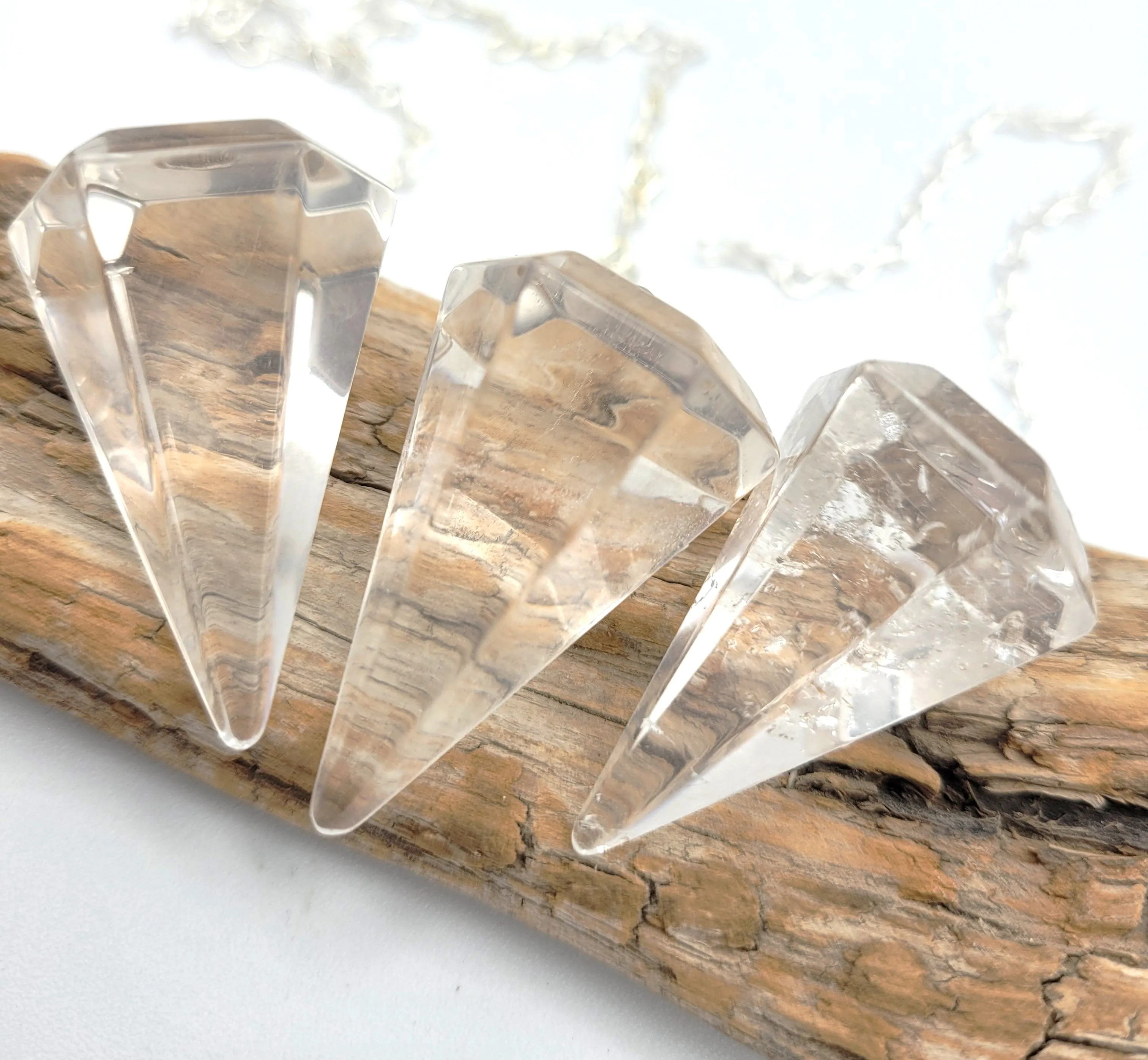 Clear Quartz Pendulum