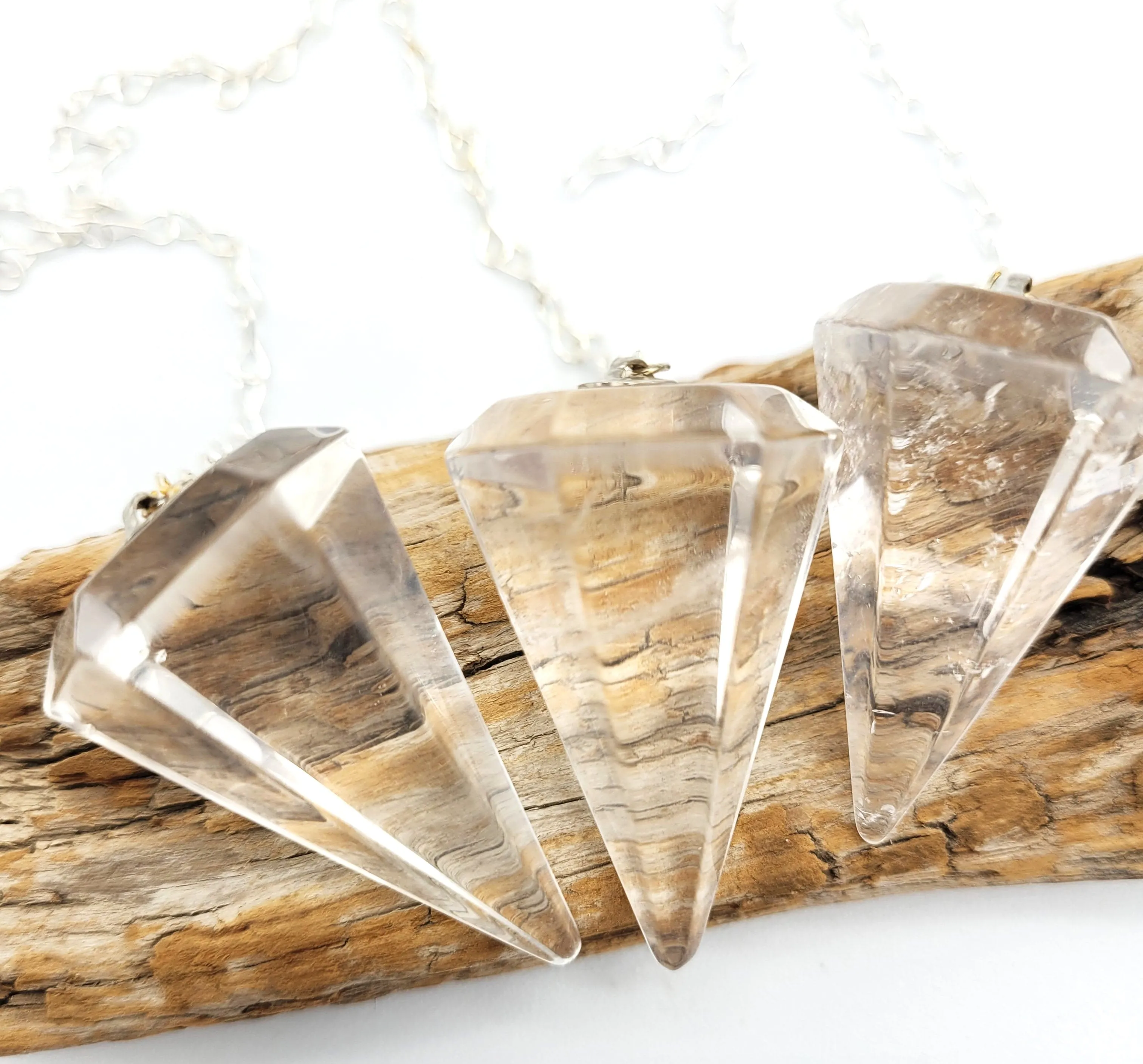 Clear Quartz Pendulum