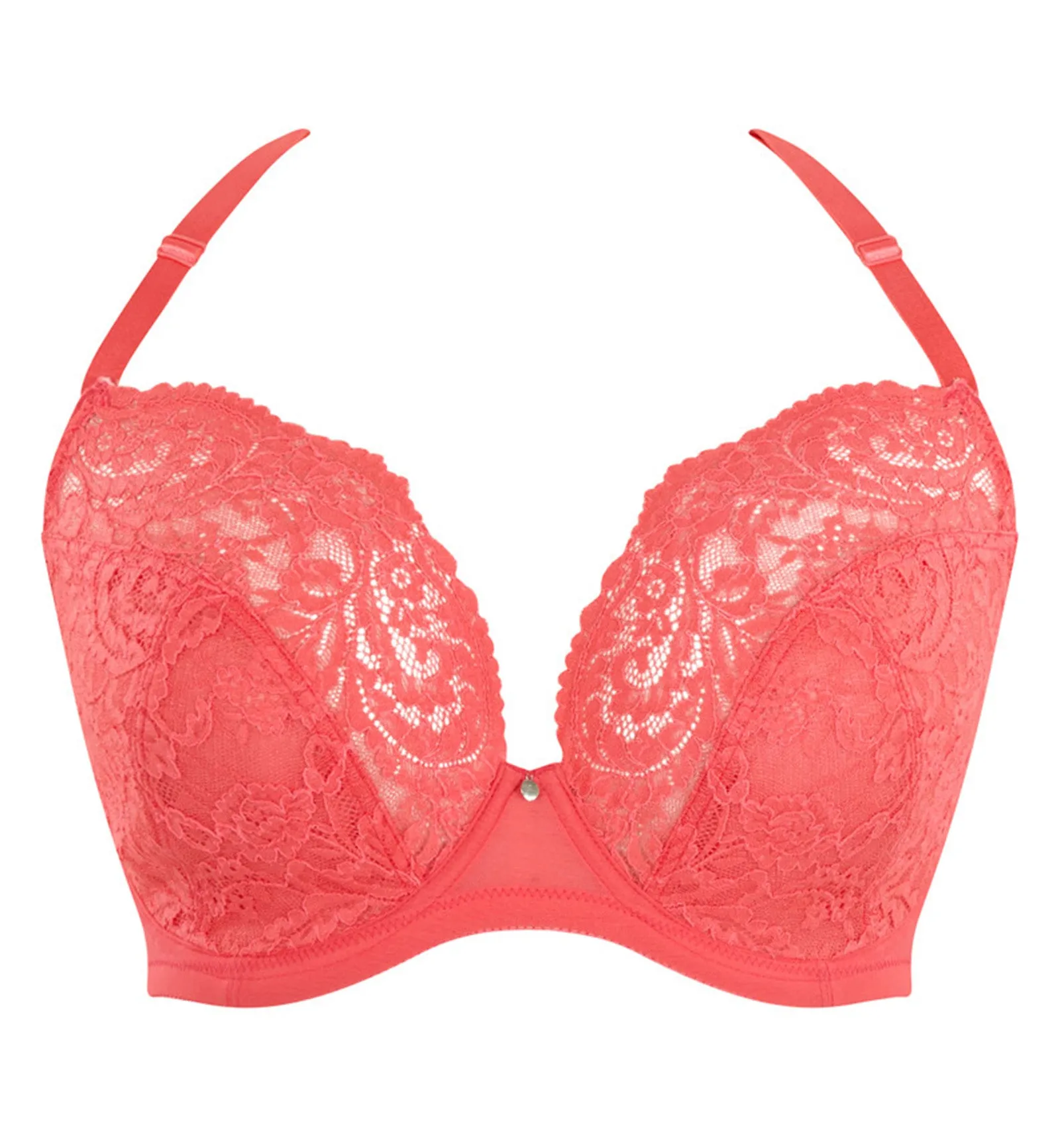 Cleo by Panache Addison Non Padded Plunge Underwire Bra (10616) - Paradise Pink