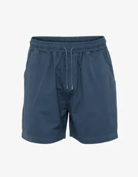 Colorful Twill Shorts Petrol Blue