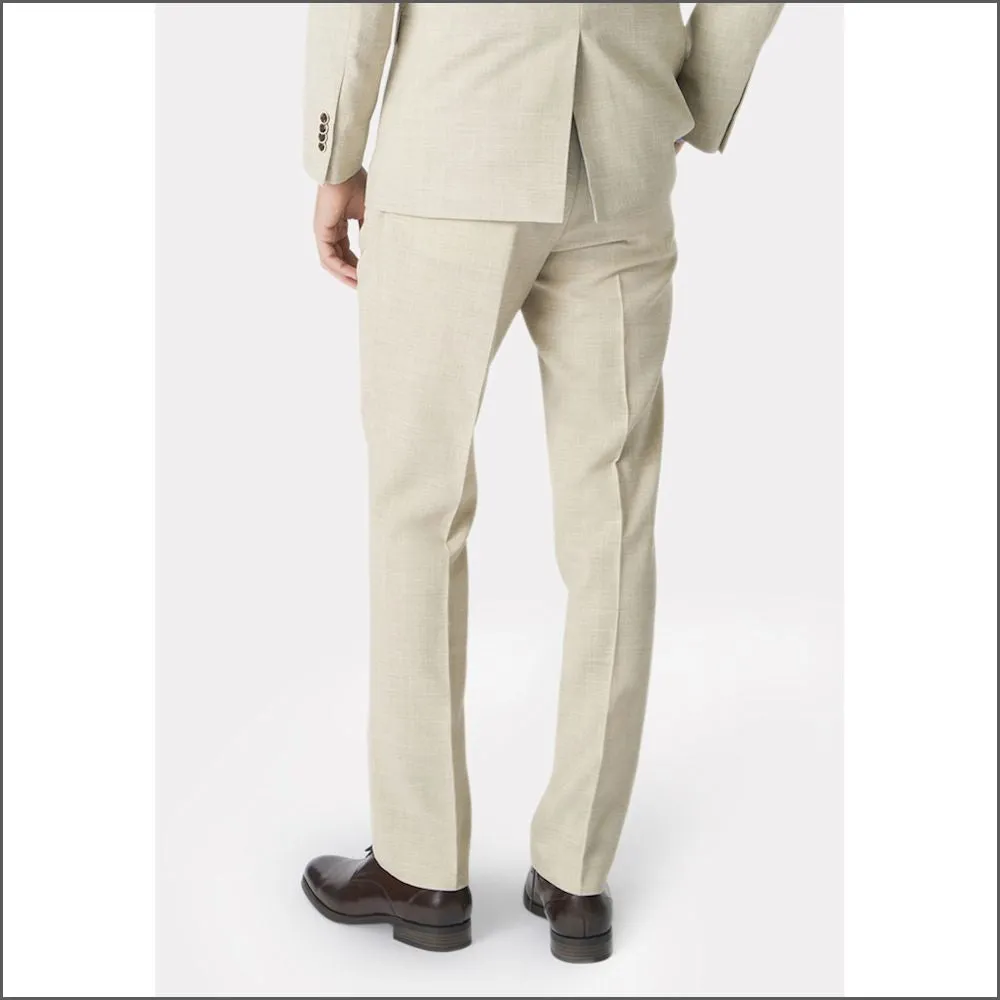 Constable Tailored Fit Natural Linen Mix Jacket from Brook Taverner-