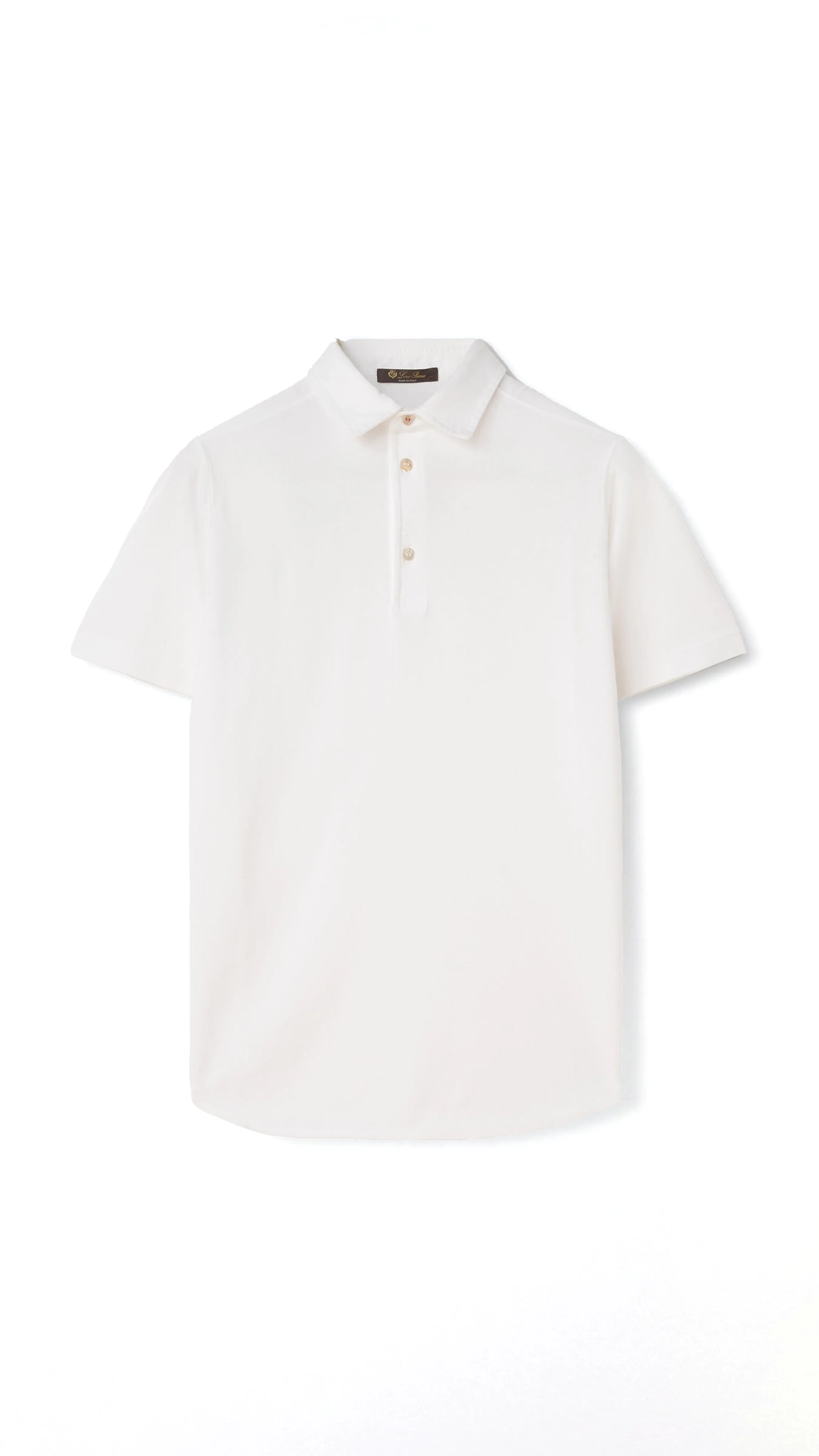 Cotton Polo Shirt - Optic White