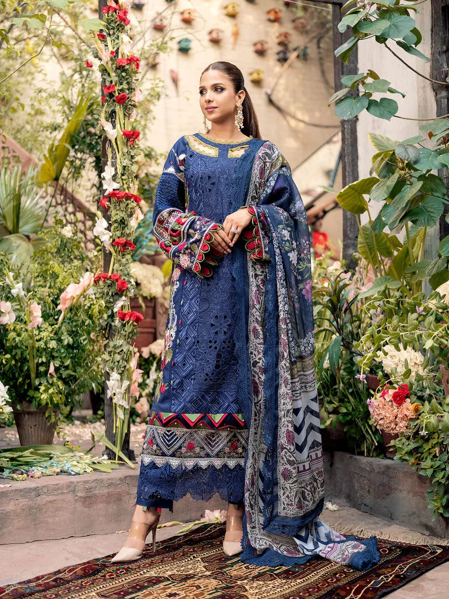 D#02 Maryam Hussain A Floral Dream Luxury Emb Lawn Collection 323