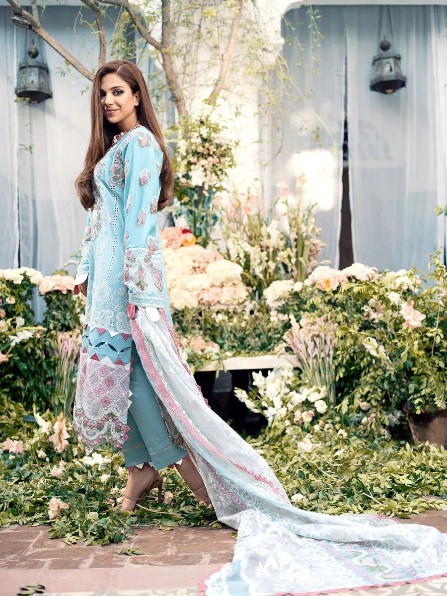 D#06 Maryam Hussain A Floral Dream Luxury Emb Lawn Collection 323