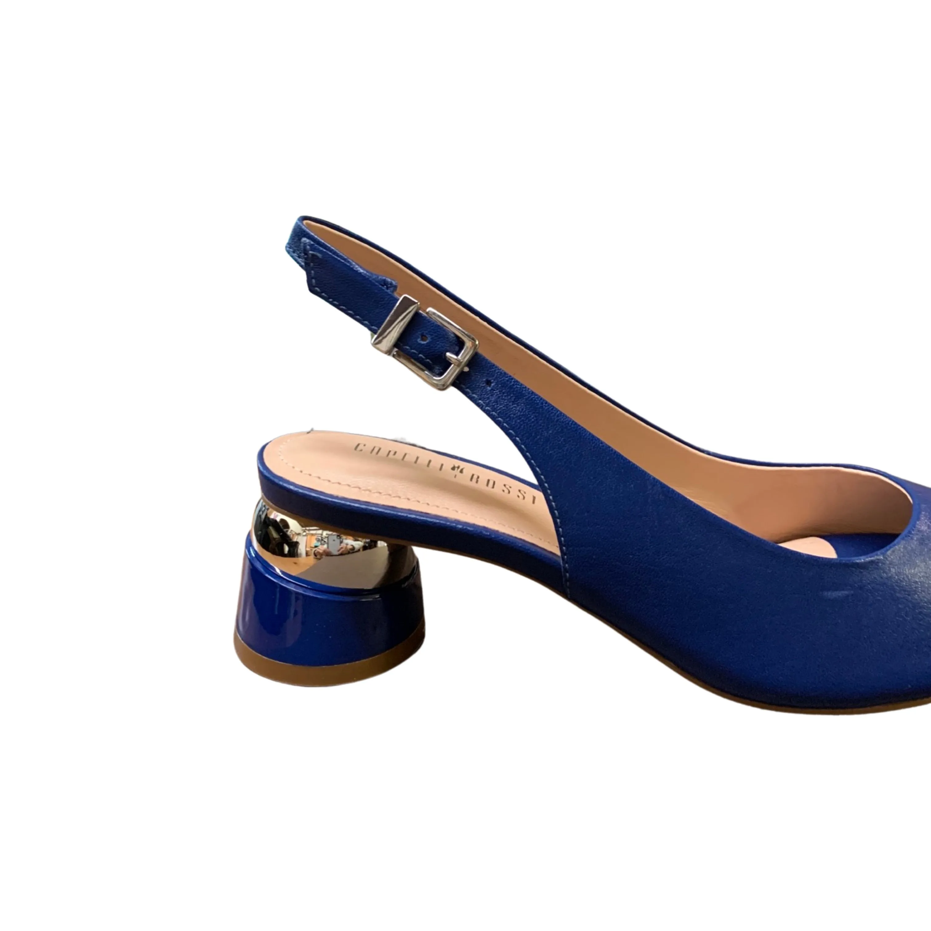 Dekota Navy Sling Back Sandal