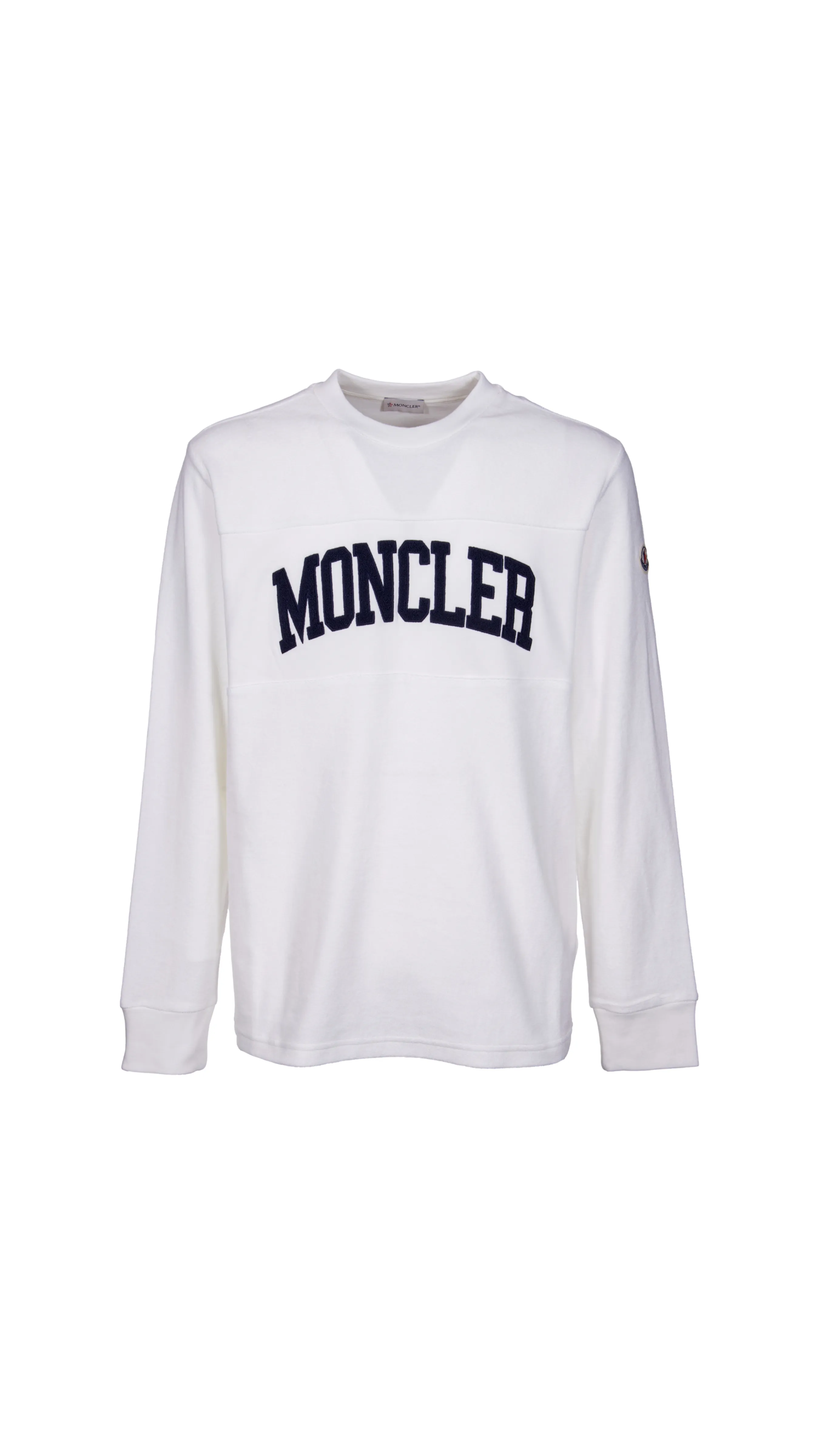 Embroidered Logo Sweatshirt - White