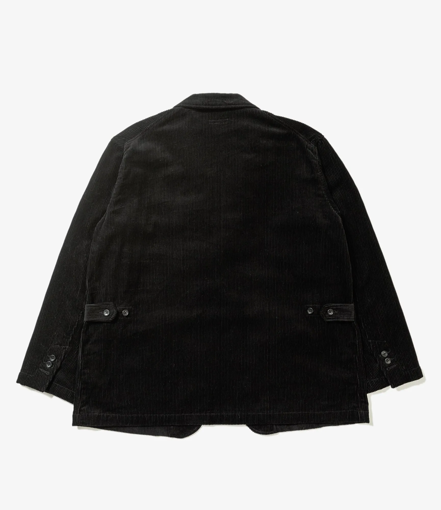 Engineered Garments Loiter Jacket - Black Cotton 8W Corduroy