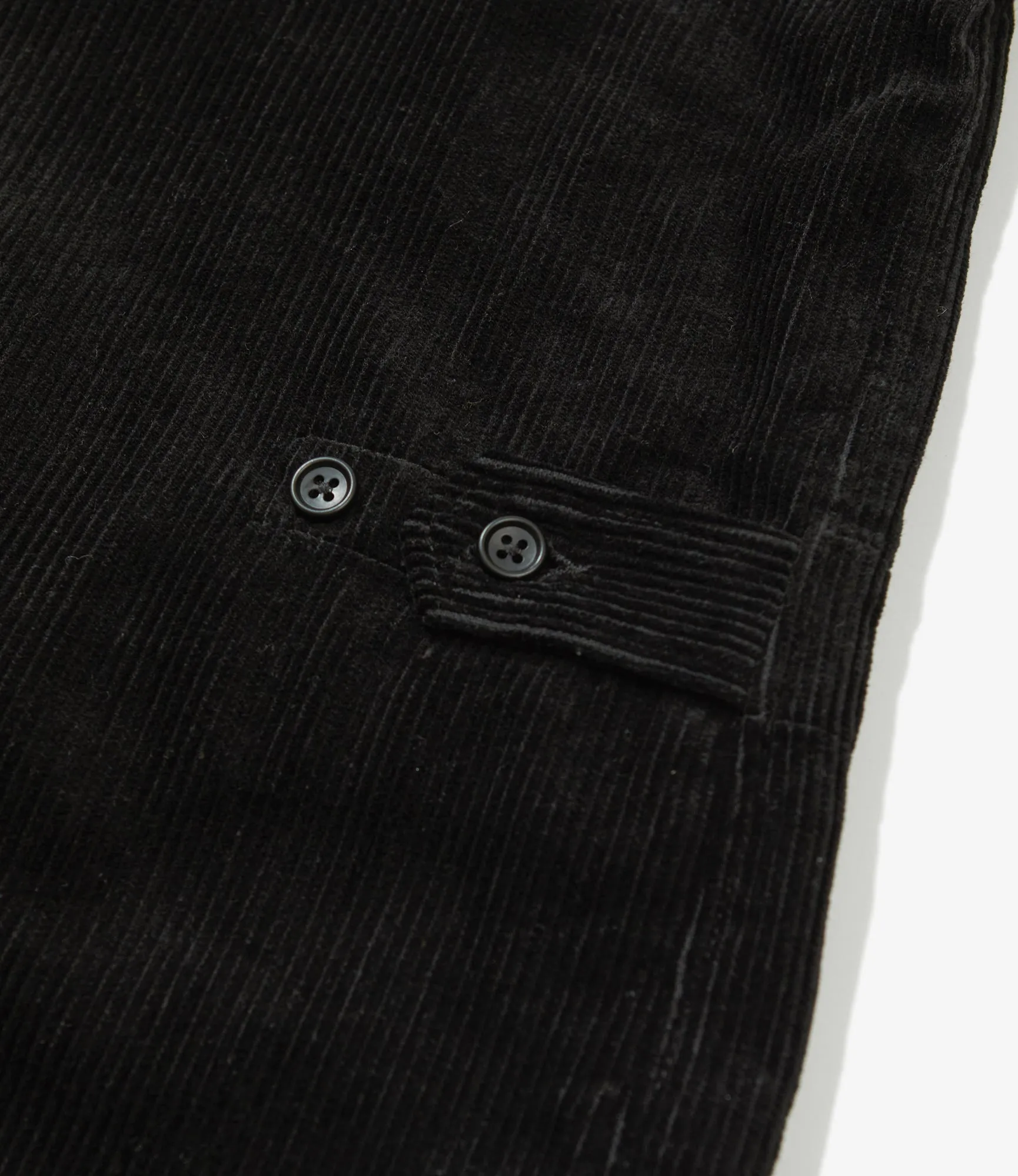 Engineered Garments Loiter Jacket - Black Cotton 8W Corduroy