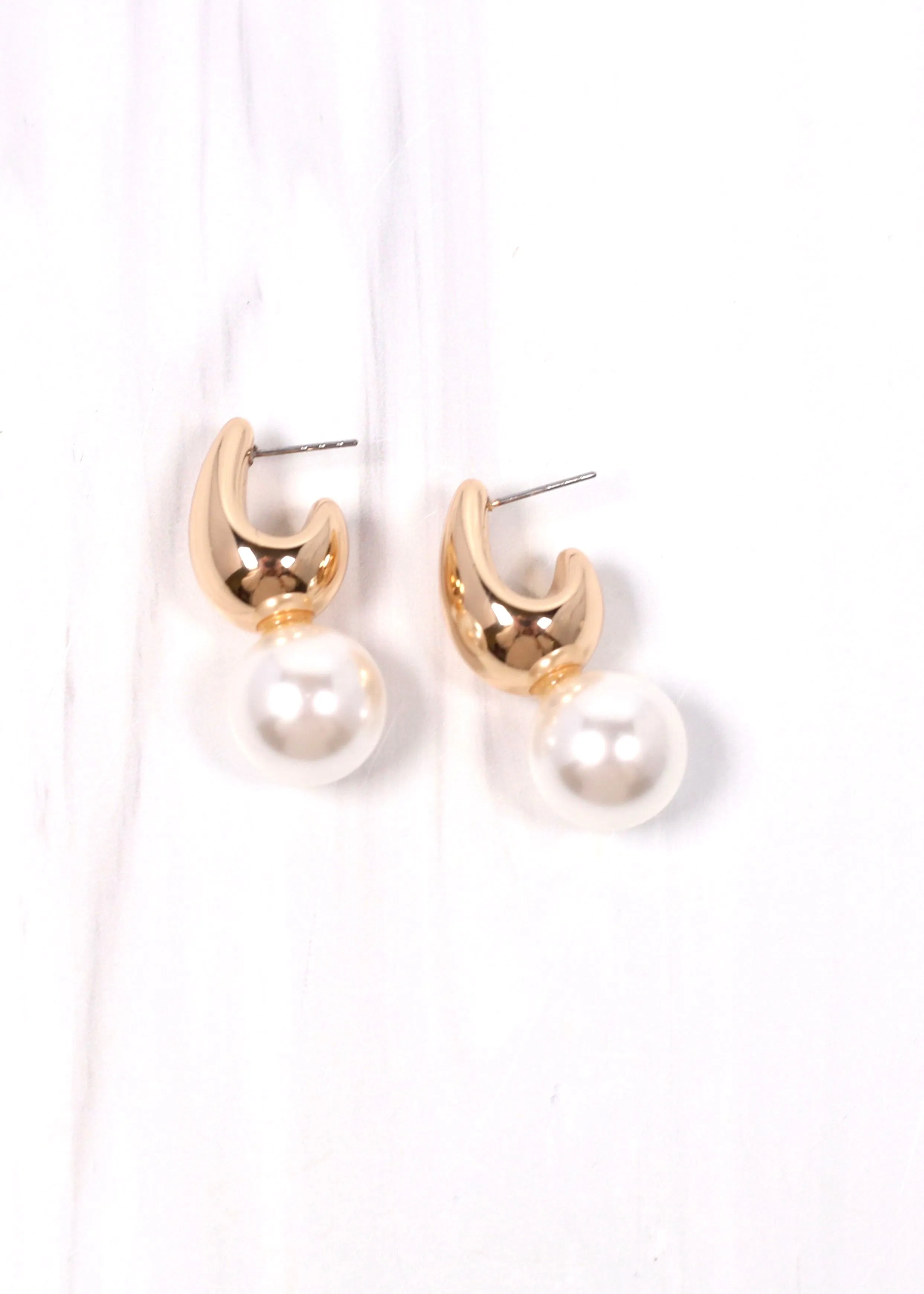 Espanola Pearl Drop Earring GOLD