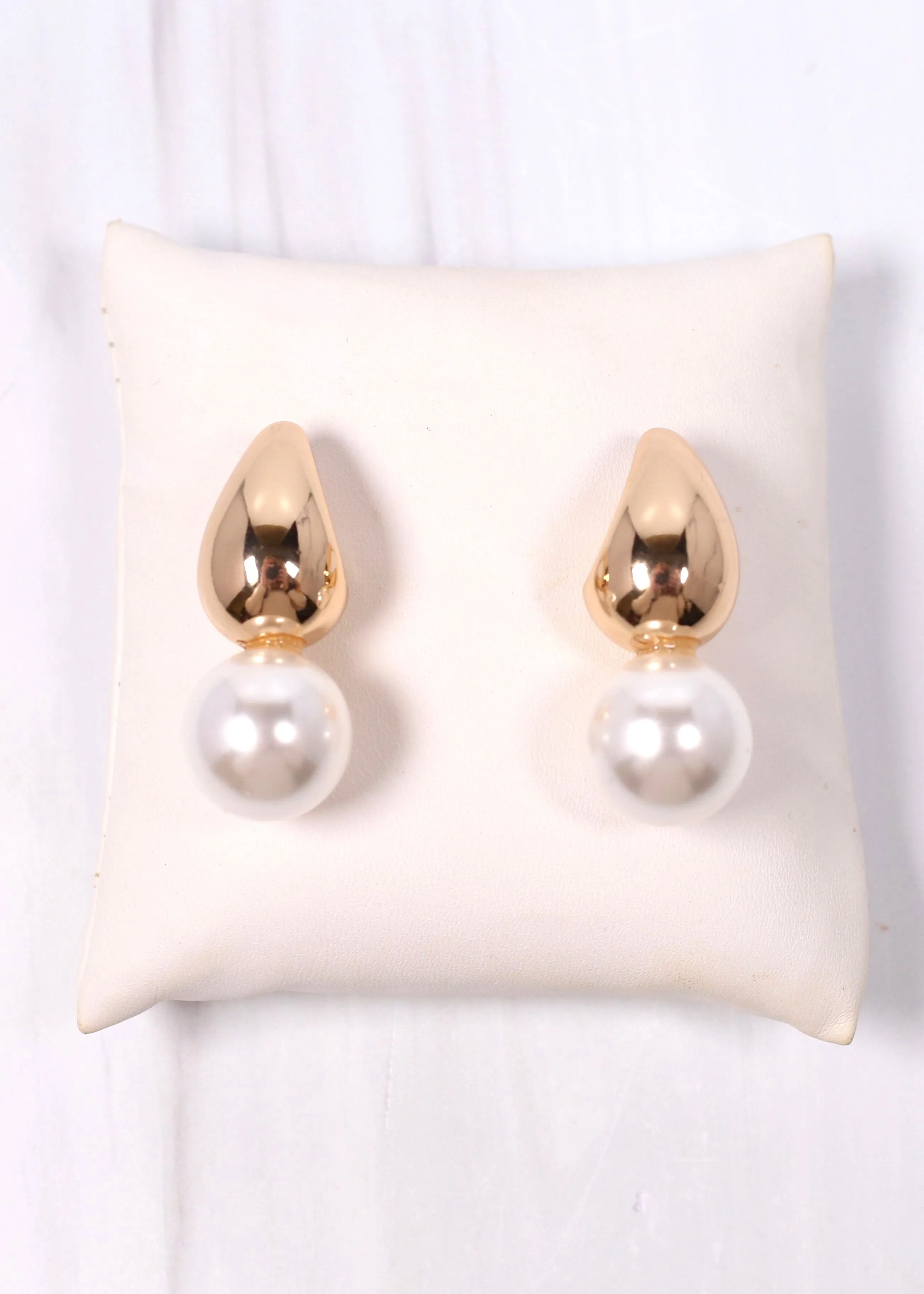 Espanola Pearl Drop Earring GOLD