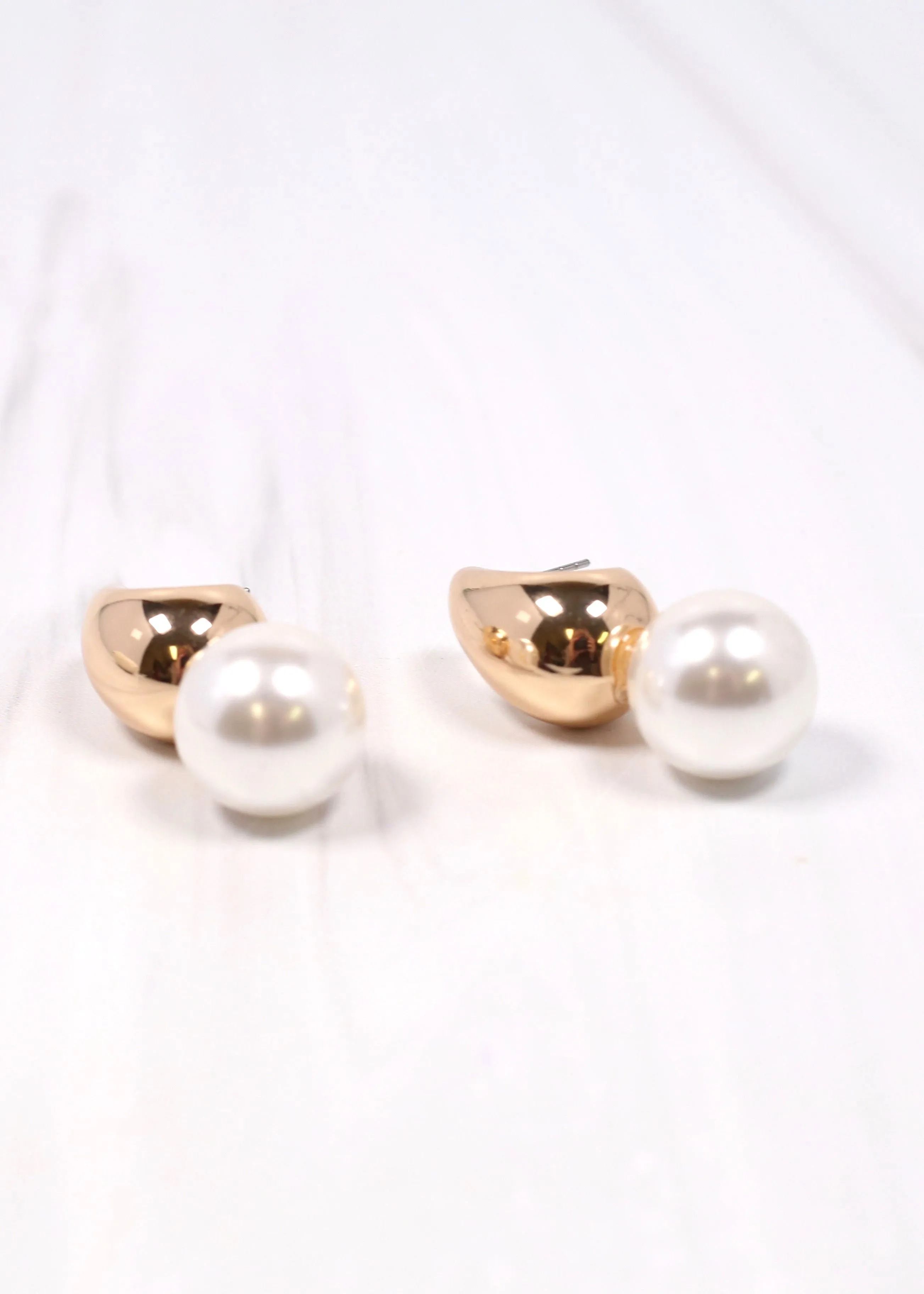 Espanola Pearl Drop Earring GOLD