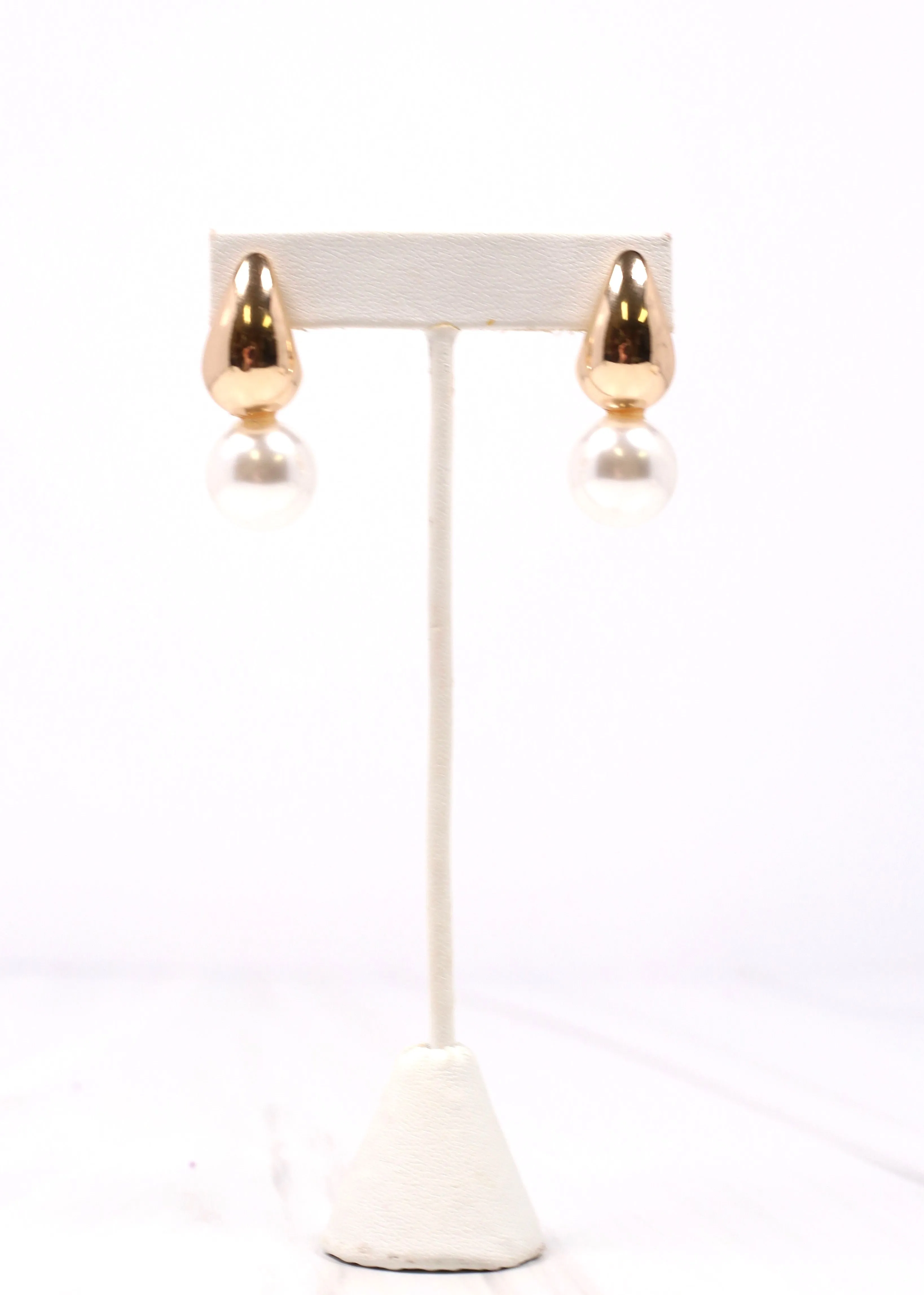 Espanola Pearl Drop Earring GOLD