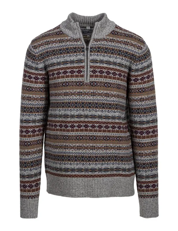 Fairisle 1/4 Zip Sweater SW2357