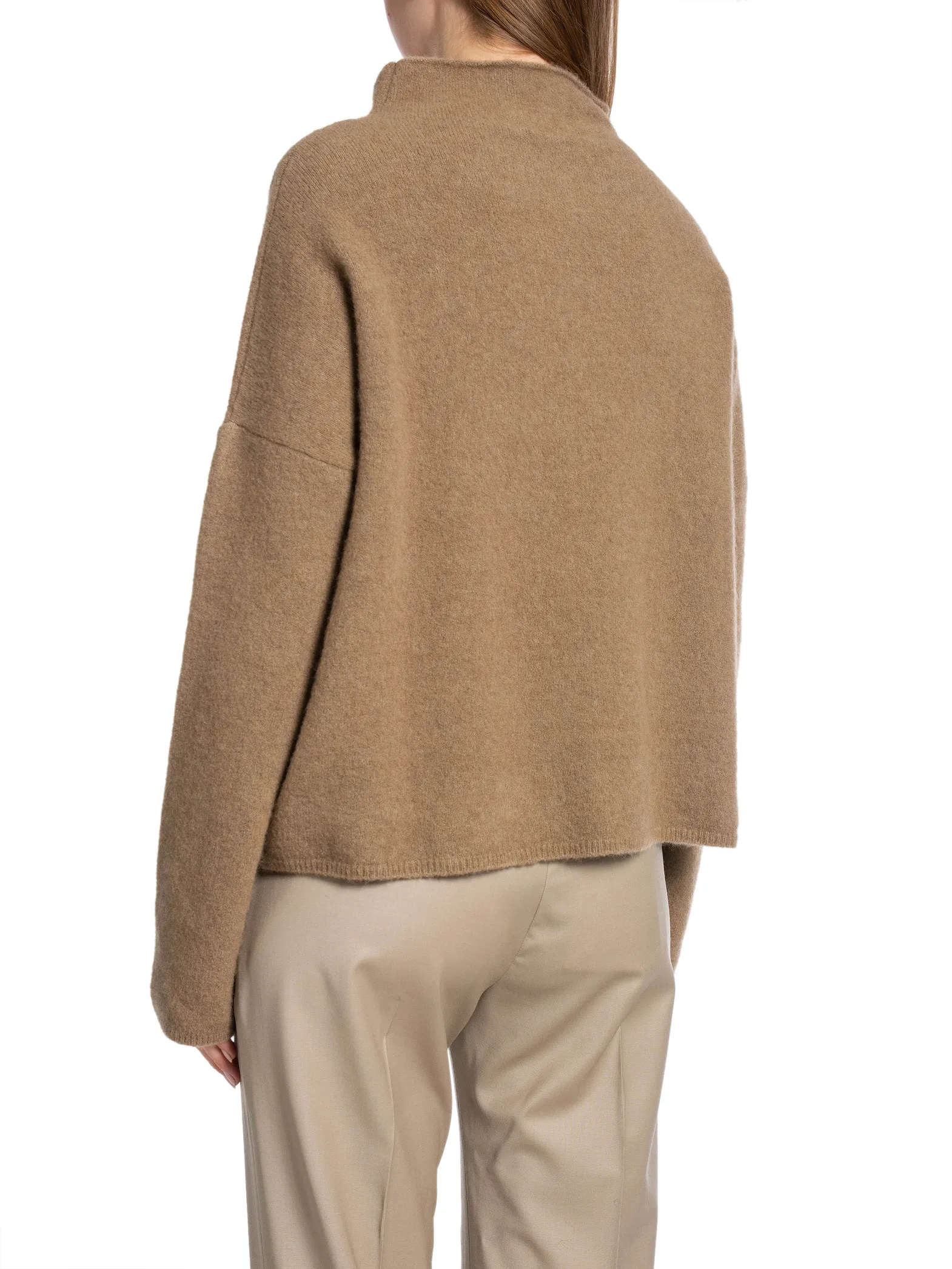 FILIPPA K SWEATER MIKA YAK FUNNELNECK TAUPE