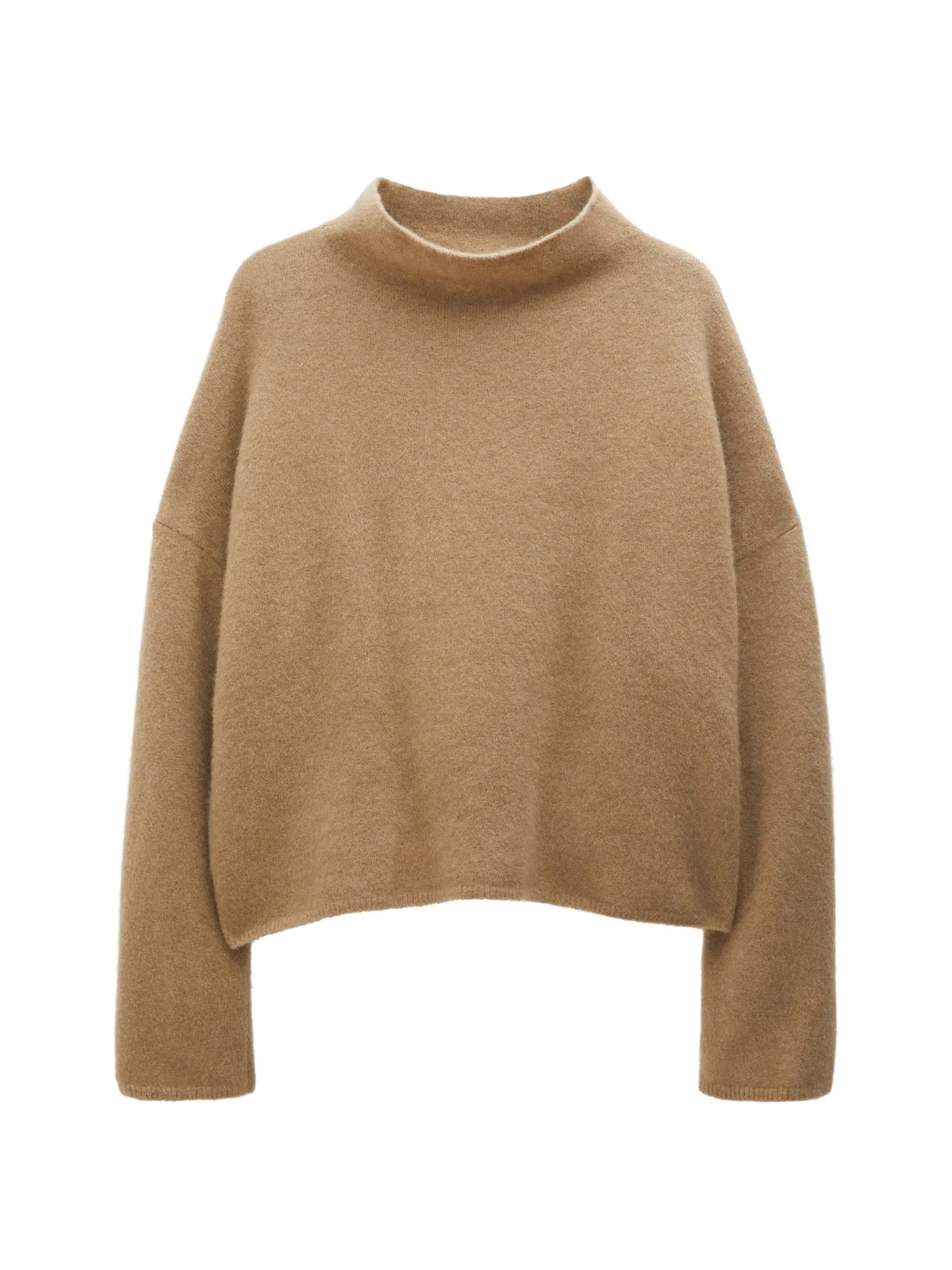 FILIPPA K SWEATER MIKA YAK FUNNELNECK TAUPE