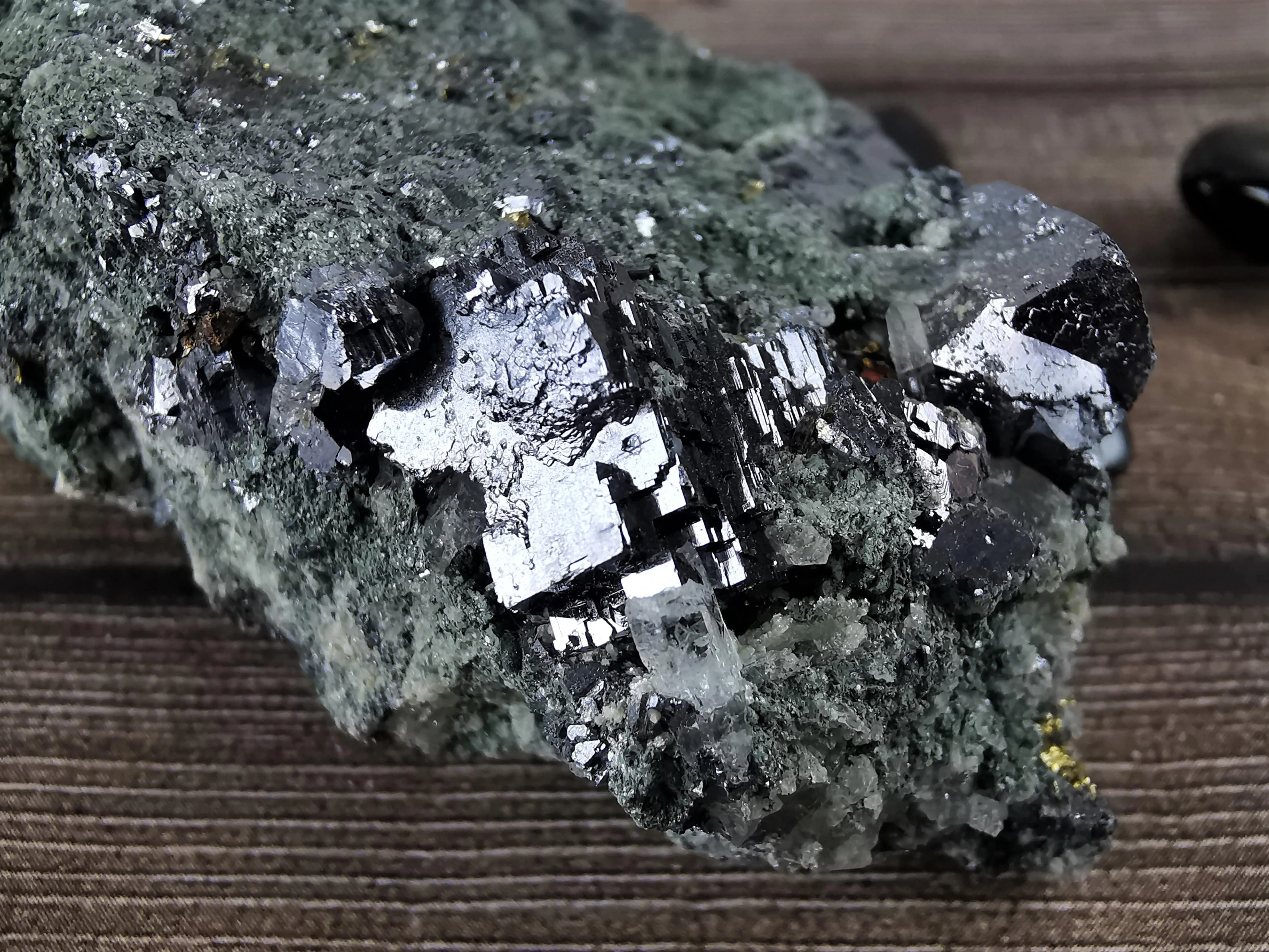 Galena and Pyrite with Quartz