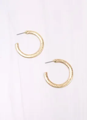 Gleeson Hoop Earring WORN GOLD