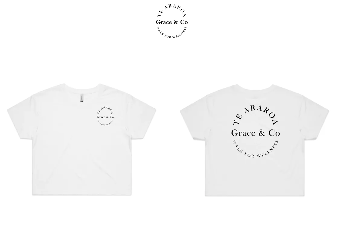 Grace & Co - Ladies Crop Tee