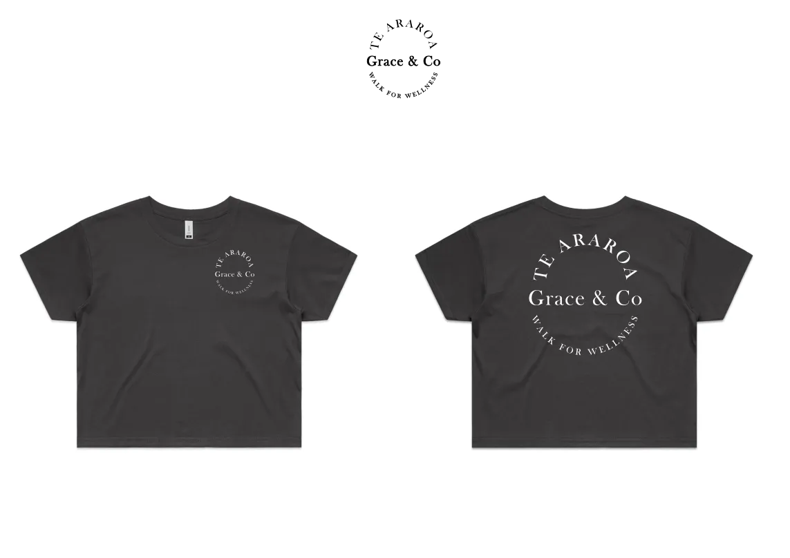 Grace & Co - Ladies Crop Tee