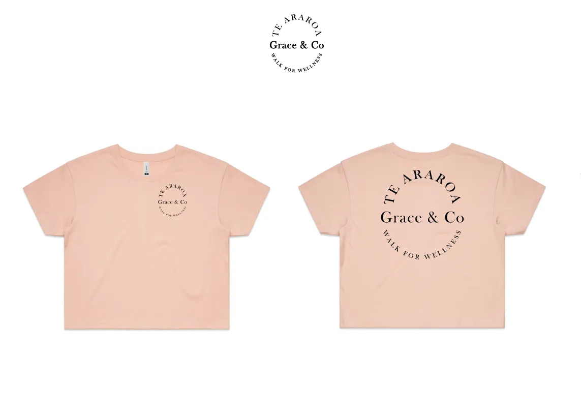 Grace & Co - Ladies Crop Tee