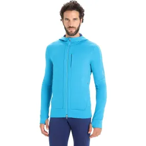 Icebreaker Merino Men's Quantum Iii Long Sleeve Wool Athletic Zip Up Hoodie