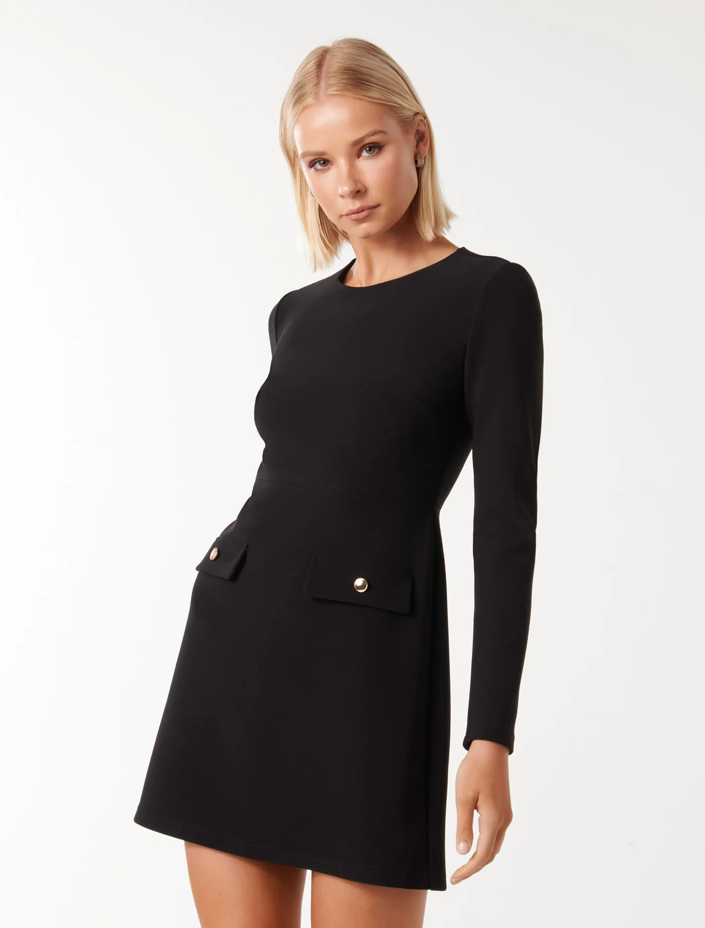 Jinny Long Sleeve Mini Dress