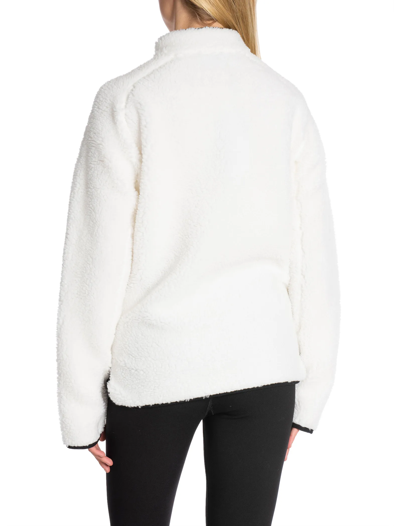 J.LINDEBERG SWEATER JUNIPER PILE MID LAYER WHITE