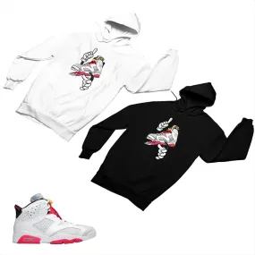 Jordan 6 Neutral Gray Matching Custom Designed Hoodies JD 6-22-6