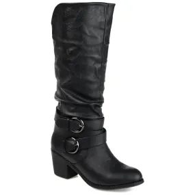      Journee Collection Women's Wide Width Wide Calf Late Boot     