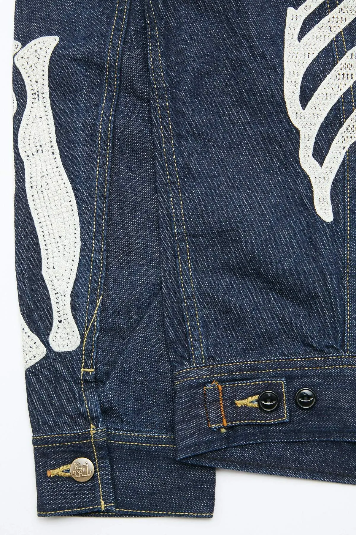 Kapital 11.5oz Denim MEXICAN TUXEDO Westerner - Indigo - (EK-1500)