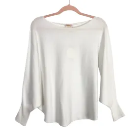 Kerisma White Boat Neck Dolman Sleeve Ryu Sweater NWT- Size M/L